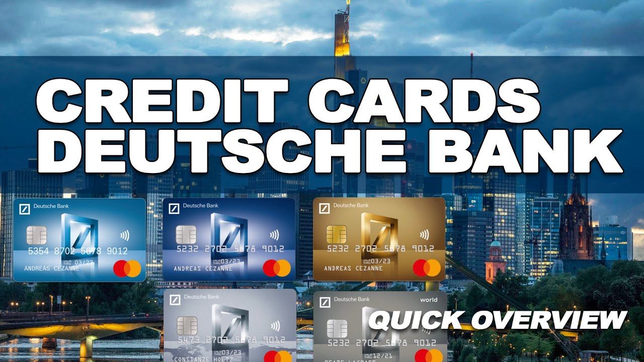Leitfaden zur Beantragung Ihrer Kreditkarte der Deutschen Bank