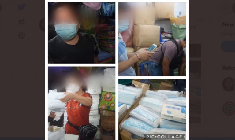 10 Chinese nationals arrested for selling fake face masks, shields