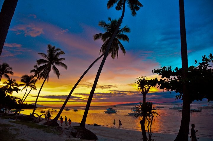 Stunning Sunset in the Philippines
