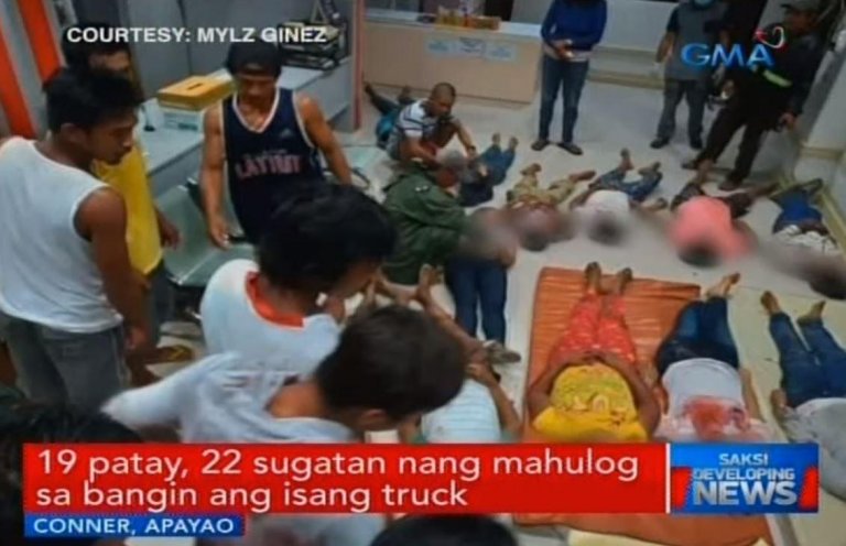 19 dead, 22 injured in Apayao road accident