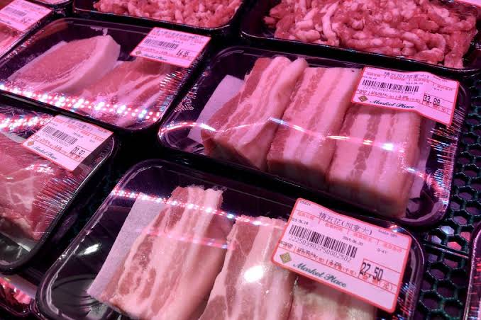 2 containers of pork products from China seized