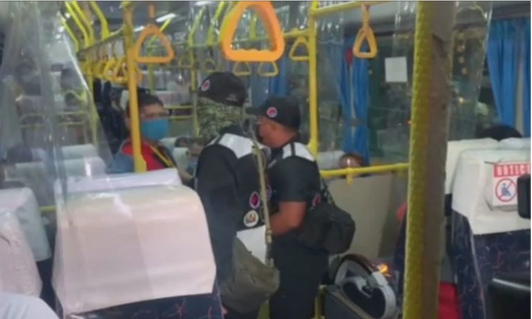 20 buses violating distancing protocols in EDSA apprehended