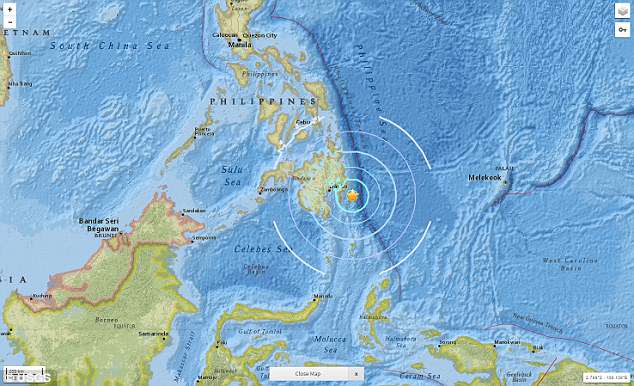 4AD6DE7A00000578 5580741 An earthquake of magnitude 6 2 struck off the southern Philippin m 88 1522911239182