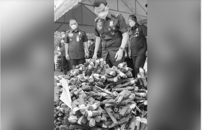 5,000 confiscated guns destroyed