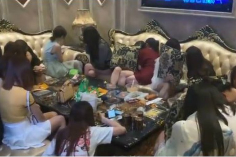 91 Chinese women, 4 Pinay rescued from high-end KTV bar in Makati