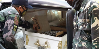 Funeral car driver hides 3 boxes of local gin inside coffin