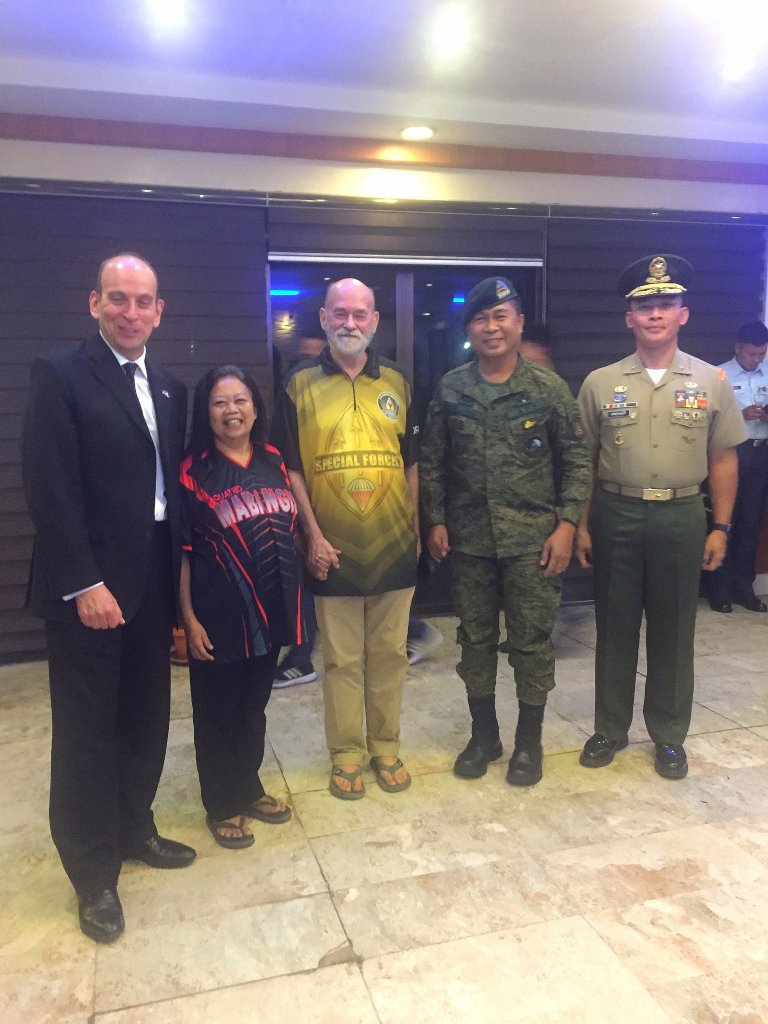 Abducted couple rescued from Abu Sayyaf transferred to British embassy