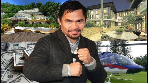 After P8 million car gift to son, Pacquiao gives out P1.5 million to Bacoleños