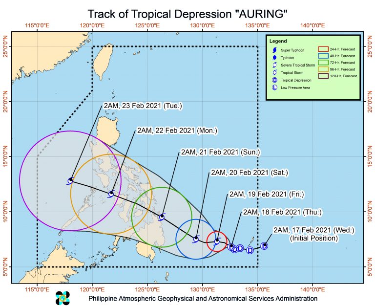Auring intensifies into Tropical Storm - Pagasa