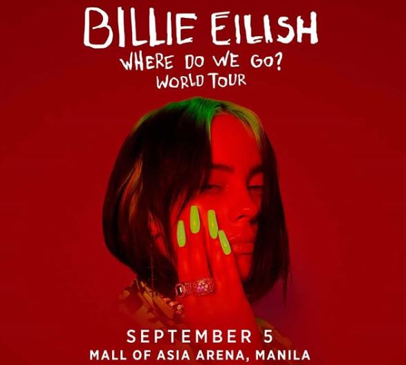 Billie Eilish coming to Manila, ticket selling starts February