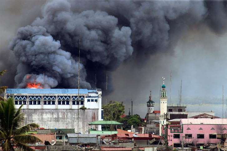 Bombing on Marawi City