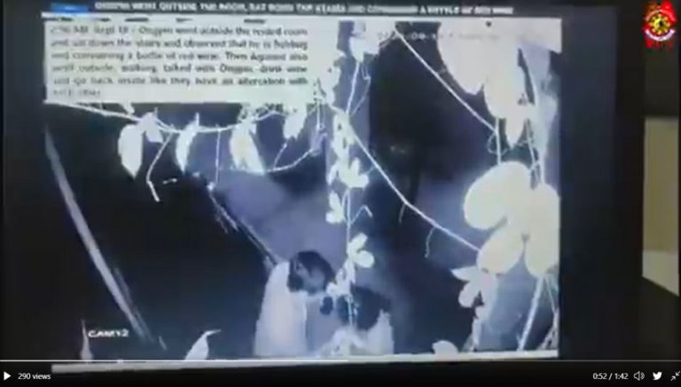 CCTV footage of Julian Ongpin Bree Jonson in La Union