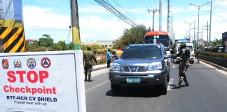 Cavite checkpoints removed
