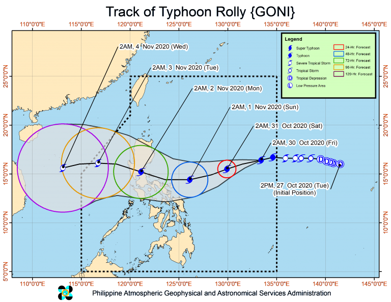 Central Luzon-Quezon braces for Typhoon Rolly