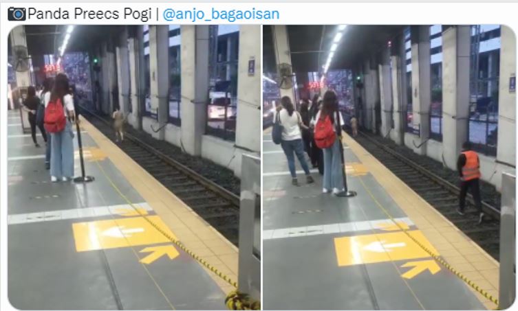 Chinese man runs naked on MRT tracks