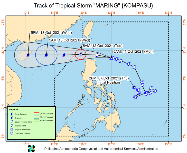 Classes suspended due to Tropical Storm Maring