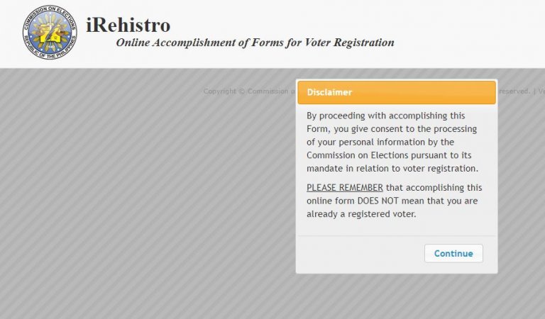 Comelec launches iRehistro for online voters' registration
