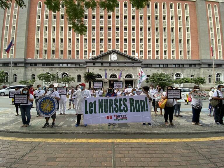 Comelec rejects Nurses United party-list application for Election 2022