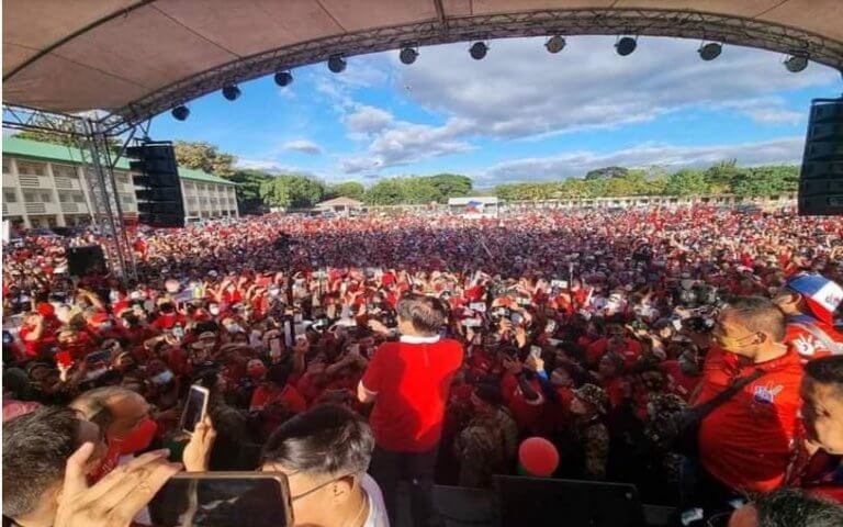 DOH alarmed Marcos-Duterte 'overcrowded' event Nueva Ecija