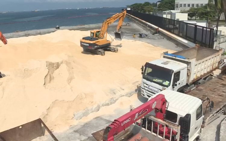 DOH clarifies white sand in Manila Bay not a health hazard