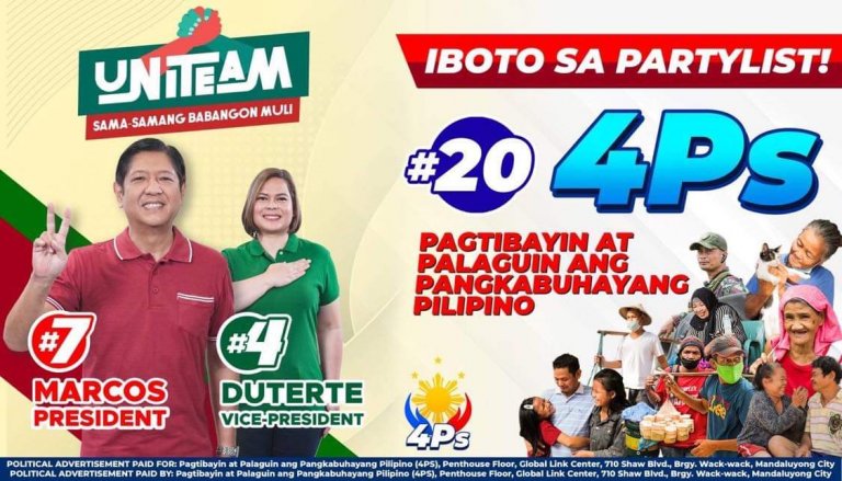 DSWD opposes use of partylist name '4Ps'
