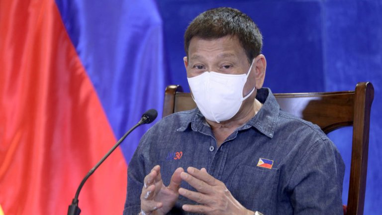 Duterte arrest those who refused vaccination