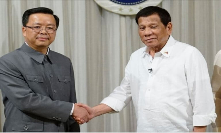 Duterte asks China Ambassador to talk about Spratly Islands
