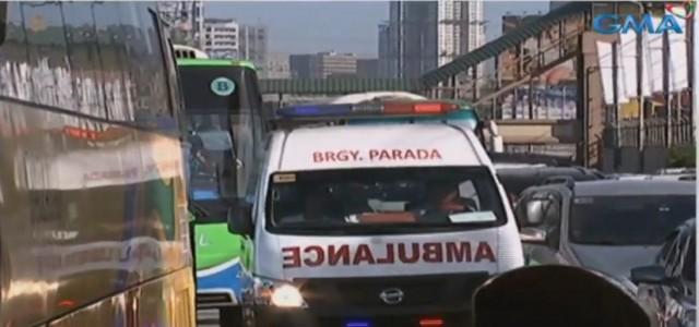 Duterte recommends escorts for ambulances
