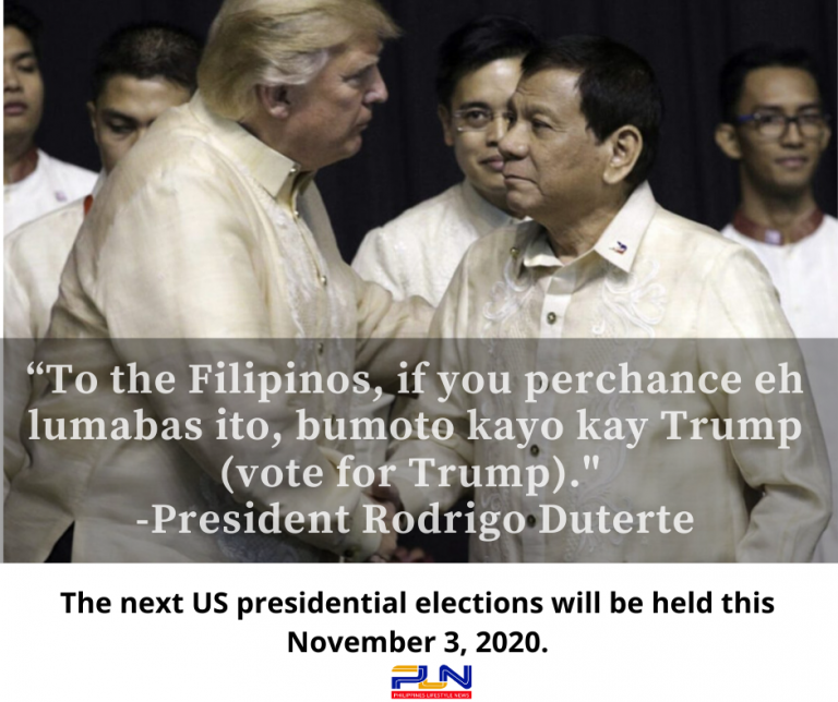 Duterte to Filipinos in US Vote for Trump