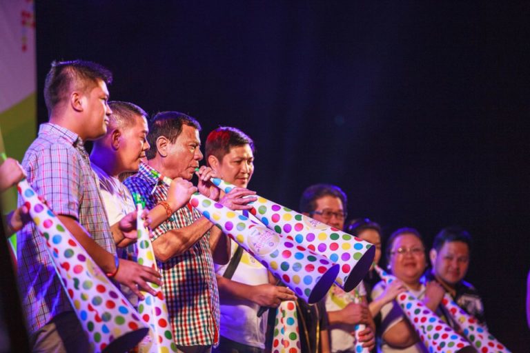 Duterte at the Torotot Festival 2015