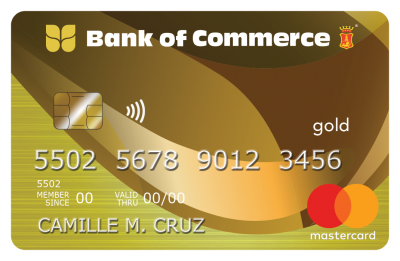 Bank of Commerce Gold Mastercard