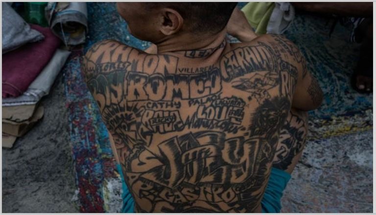 Gang tattoos of over 10,000 inmates covered - BuCor