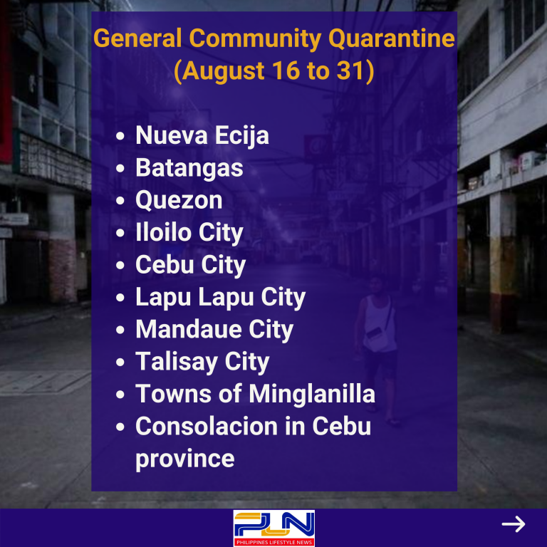 General Community Quarantine august 16
