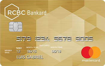 RCBC Bankard Gold Credit Card