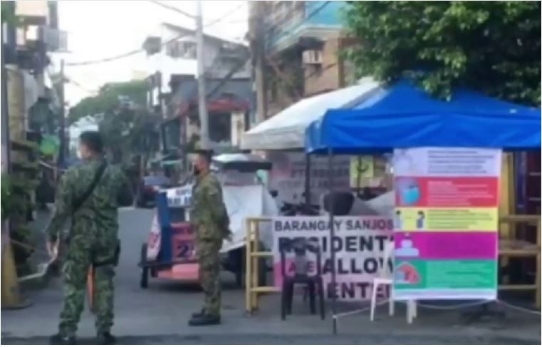 Hard lockdown implemented in Sitio Dos, Barangay San Jose in Mandaluyong