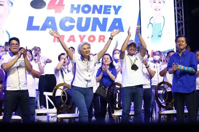 Honey Lacuna wins first female mayor of Manila