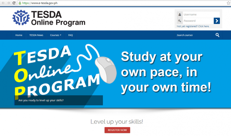How to Enroll TESDA Online