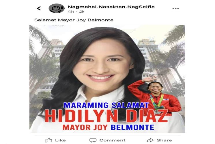 Joy Belmonte Hidilyn Diaz poster