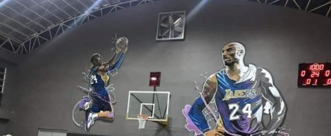 Kobe bryant mural