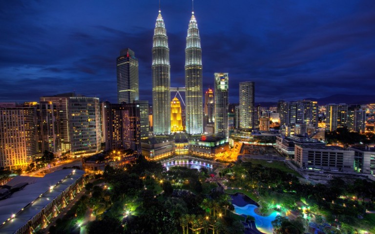 Kuala Lumpur Malaysia Skyline