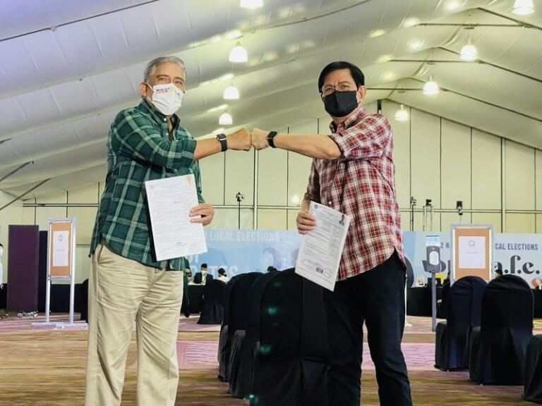 Lacson-Sotto file COCs for election 2022