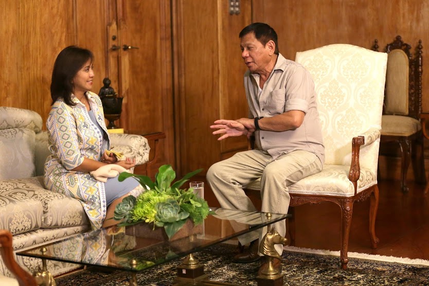 Leni Robredo pays courtesy call to Rodrigo Duterte 7.4.16 1