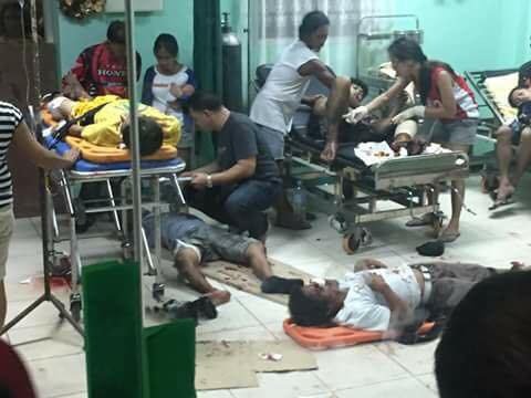 Leyte bombing victims at ER of local hospital contributed photo dec. 28 2016