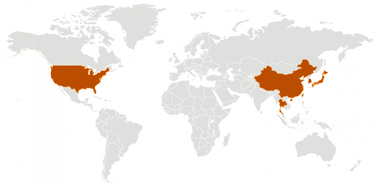 List of countries with 2019 Novel Coronavirus (2019-nCoV)
