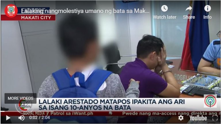 Man molested 10-year-old boy in Makati fast food restroom