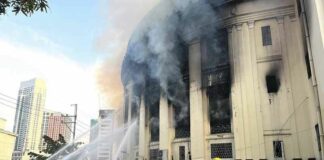 Manila Central Post Office fire