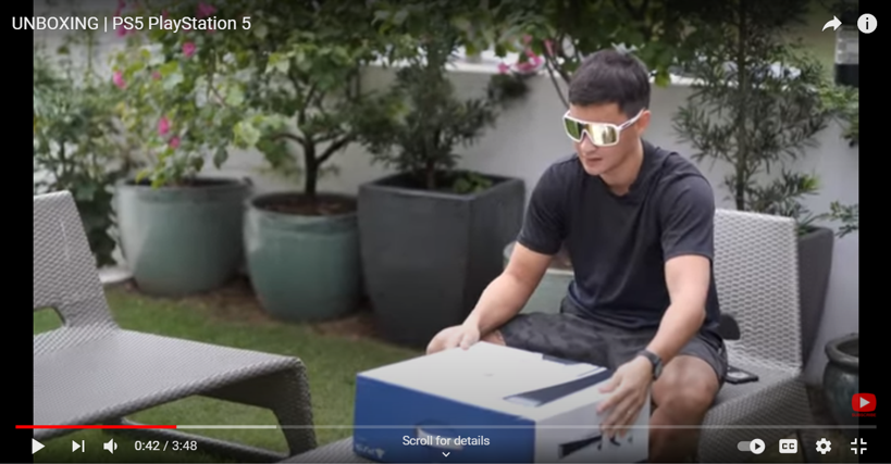 Matteo Guidicelli Unboxing His PS5 Video | PLN Media