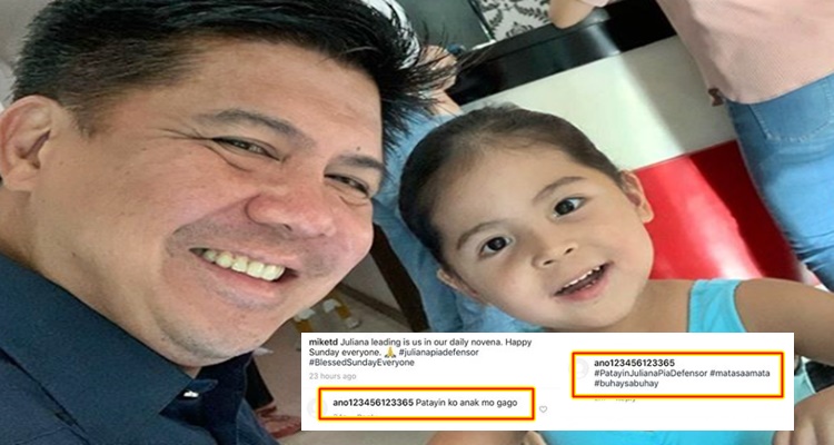 Mike Defensor asks NBI to trace netizen who threatened daughter