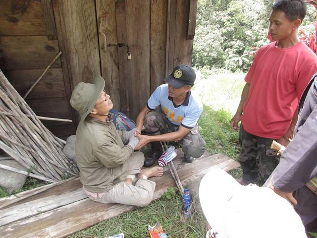 Missing Korean trekker found alive Photo courtesy of Barlig town police station 1 A4CF2D5D29174CBC924CE7946A868B06
