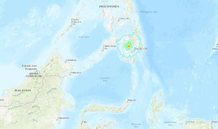 Moderate magnitude 5.8 earthquake jolts Mindanao